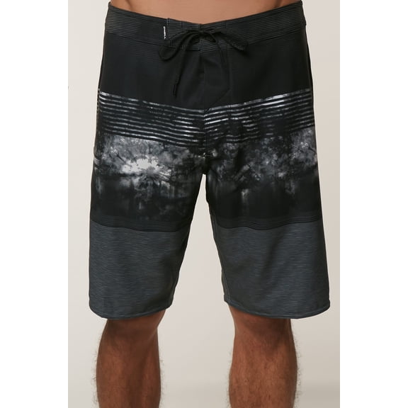 Oneill HyperFreak Trunks Mens Black White Grey 30