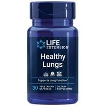 Life Extension Healthy Lungs – Lung Support Supplement - Helps Maintain Lung & Breathing Health with Boswellia, Bael, Saffron, Andrographolide - Gluten-Free, Once Daily - 30 Vegetarian Capsules