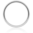 thumbnail image 3 of Platinum 5mm Comfort Fit Plain Classic Wedding Band Ring, 3 of 8