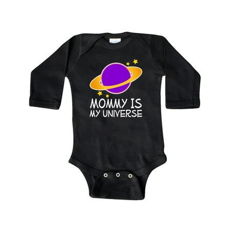 

Inktastic Mommy is my Universe Baby Gift Gift Baby Boy or Baby Girl Long Sleeve Bodysuit