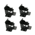thumbnail image 4 of BESTYASH 4pcs Folding Table Backflap Hinges Black Foldable Modern Minimalist for Kitchens, 4 of 8