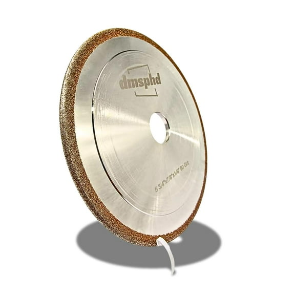 CBN Chainsaw Sharpening 5-3/4" Disk, 7/8" Arbor, Thick for Sharpening Any Steel Chainsaw Chain (5-3/4 x 3/16'')