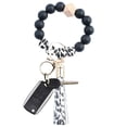 thumbnail image 1 of EIMELI WTN Fashion Creative Keychain Bracelet Wristlet Key Ring Beaded Bangle Key Chains for Women, 1 of 2