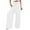 White, variant on adviicd Sweatpants Women Women's Cotton Linen Pants Flowy Wide Leg Trousers with Pockets (AG,L)