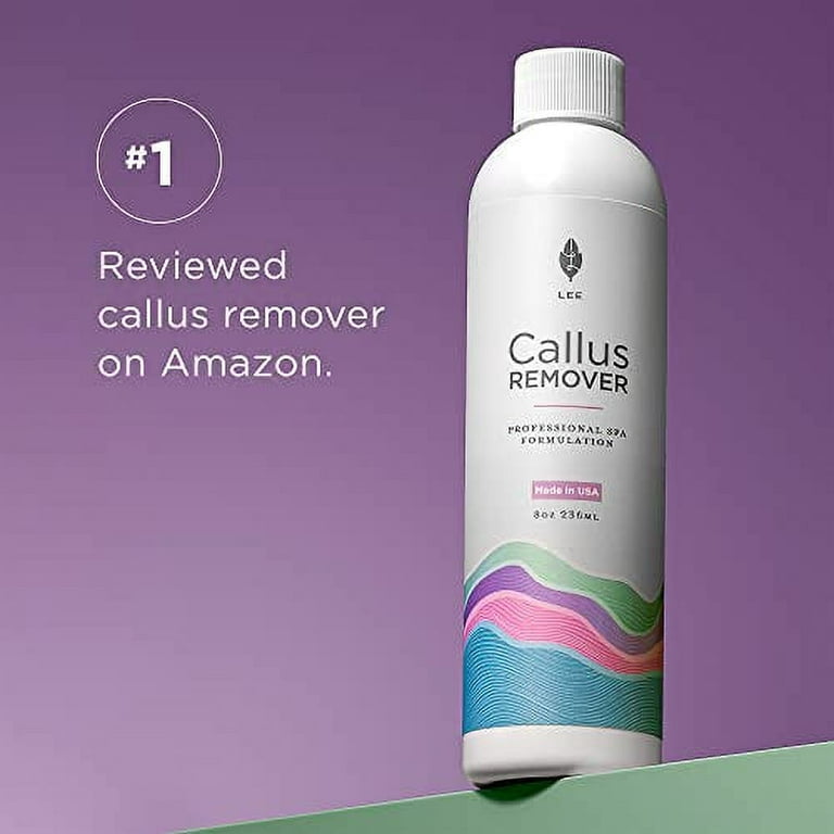 Lee Beauty Professional Callus Remover Extra Strength Gel for Feet at Home Pedicure Results 8 oz