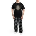 thumbnail image 5 of CafePress - St. Benedict Medal Pajamas - Men's Dark Loose Fit Cotton Pajama Set, 5 of 7