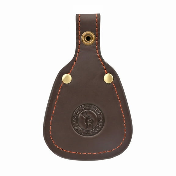 TOURBON Leather Toe Pad Shoes Protector Sporting Clays Shooting Barrel Rest Trap Game Accessories Brown