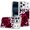 4, variant on For Apple iPhone 18 Pro Beautiful Epoxy Designs With Chrome Metallic Edges Hybrid - 4