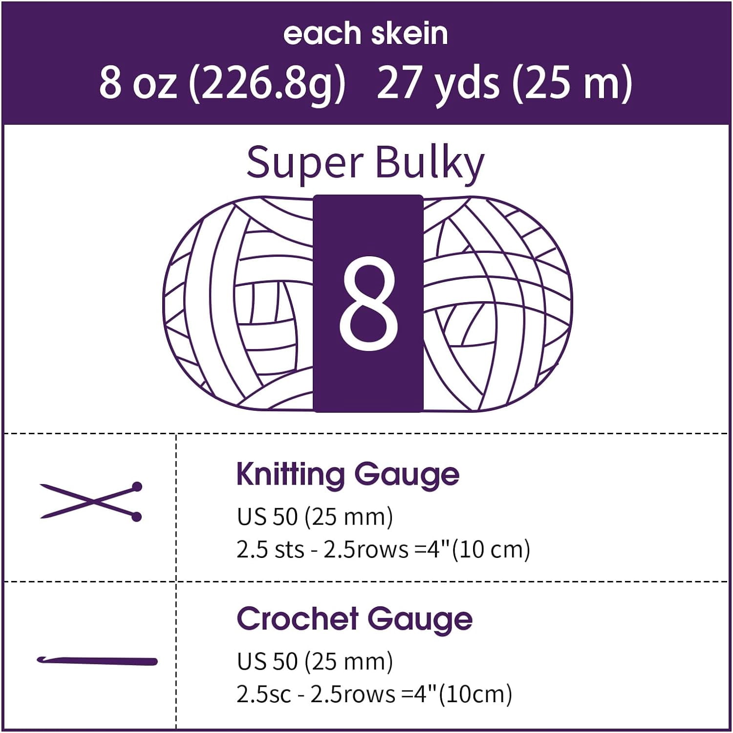 8Pcs Assorted Chunky Yarn for Crocheting,Super Bulky Large Soft Fluffy Yarn,Plush Fuzzy Yarn,Thick Chenille Yarn for Hand Knitting/Arm Knitting(27yds,8 oz Each Skein)