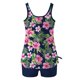 thumbnail image 4 of Traje de baño conservador tankini para mujer, estampado, talla grande, de dos piezas, dividido, traje de baño de dos piezas, traje de baño tankini para mujer, traje de baño de 2 piezas para mujer, tra, 4 of 5