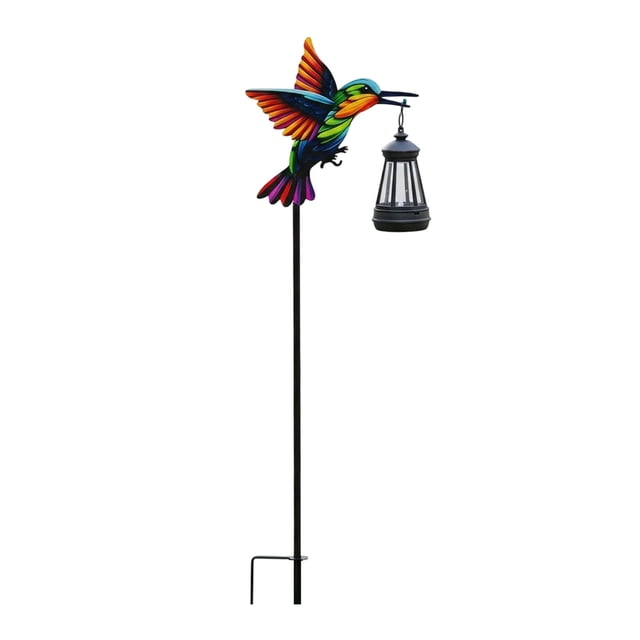 Solar Stake Light Outdoor Garden LED Marker Decorative Auto-On Night Lamp Metal Construction Energy Efficient