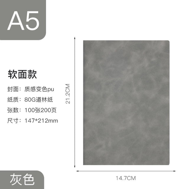 Cqxid Notebook Under $10 B5 Advertising Business Stationery Notepad Set Student Soft Leather Gift A5 Notebook