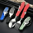 thumbnail image 1 of Red Foldable Detachable Multi-Tool: Manufacturer Direct Swiss Army Style Knife with Fruit & Dining Functions – Ideal Outdoor Camping/Hiking Essential, Practical Gift for Travel Enthusiasts, 1 of 5