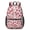 Black-4, variant on 17 Inch Lightweight Backpack,PVC Waterproof Oxford Fabric, Ergonomically Designed, with Large Capacity, Floral Flowers Print