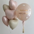 thumbnail image 3 of Globos GRESATEK en forma de corazón rosa y blanco, 18 pulgadas, 10 unidades, 3 of 8