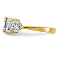 thumbnail image 4 of 14k Yellow Gold Engagement Ring Moissanite Size 8.5, 4 of 8
