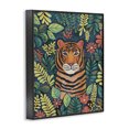 thumbnail image 2 of Stupell Industries Eclectic Exotic Leaf Pattern Tiger Black Framed Giclee Art, 11 x 14, by Lisa R Dumm, 2 of 8