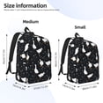thumbnail image 2 of Easygdp Fashionable Goose for Durable Canvas Laptop Backpack - Adjustable Shoulder Strap, Large Capacity, Fits 15-17in Laptops, for School, Work, Travel-Medium, 2 of 5