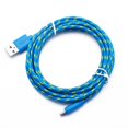 thumbnail image 1 of Cable Micro USB de 1m, 2m, 3m, Cable de carga USB de sincronización de datos trenzado de nailon para Samsung, Huawei, Xiaomi, HTC, teléfono Android, Micro Cables USB Tan Jianjun unisex, 1 of 2
