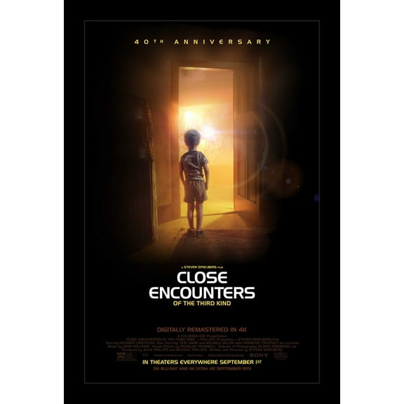 CLOSE ENCOUNTERS OF THE THIRD KIND - 11x17 Framed Movie Poster