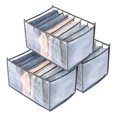 thumbnail image 1 of 3 Wardrobe Clothes Organizer, 7 Compartment Foldable Closet Organizer, 1 of 1