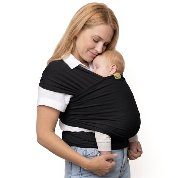 Portabebés Boba Original para recién nacidos (3,2-15,9 kg), color negro