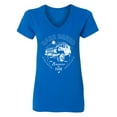 thumbnail image 2 of Wild Bobby Rare Breed Ford Bronco Women Standard V-Neck Tee, 2 of 6