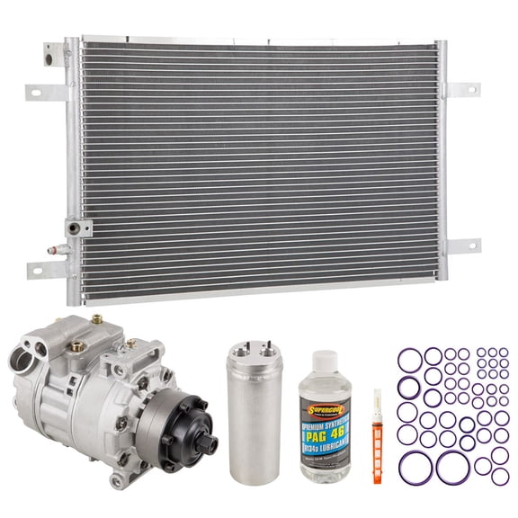 For Audi A6 Quattro 2006 2007 2008 A/C Kit w/ AC Compressor Condenser Drier - BuyAutoParts