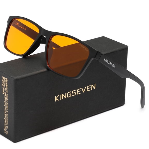 KINGSEVEN unisex anti blue light glasses, designed for office games and reading