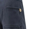 thumbnail image 6 of RongHuan Big and Tall Pants for Men Fleece Elastic Waist Wide Leg Pant Casual Drawstring Trousers Loose Vintage Sweatpants, 6 of 7