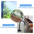 thumbnail image 5 of Gostoto Free Bending Copper Mist Nozzle Spray Kit,Garden Cooling Humidification Sprayer,Direction Adjust Sprinkler Automatic Watering Device, 5 of 8