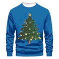 thumbnail image 1 of Sudaderas sin capucha para hombre, estilo casual, con estampado de moda, sudadera de manga larga, blusas de manga larga con cuello redondo, camisas, blusas para hombre, poliéster, 1 of 3