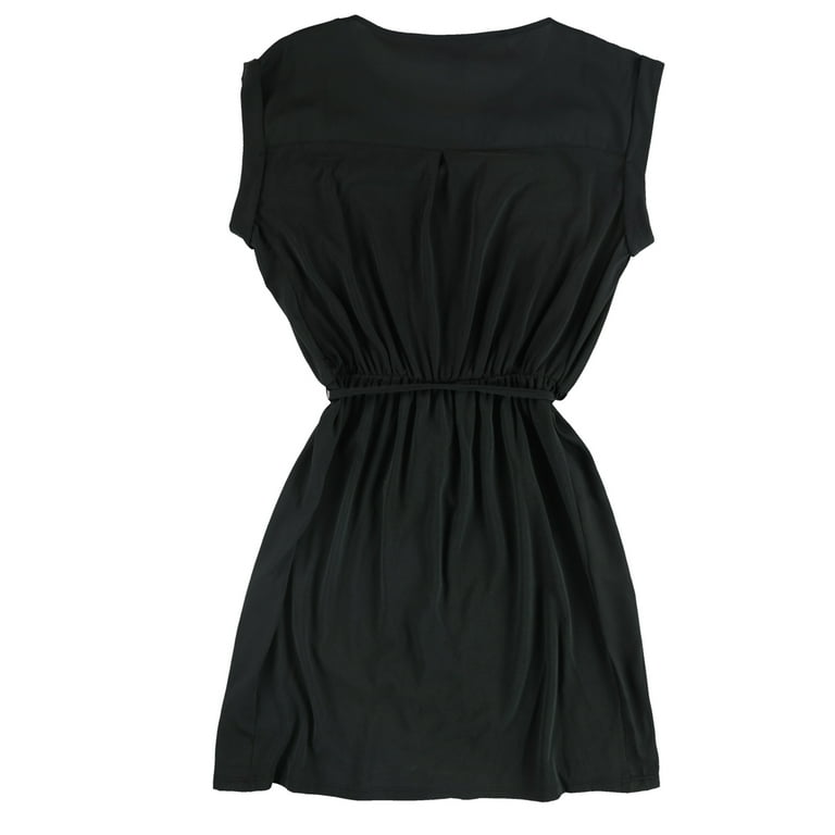 green emerald velvet dress Bar III Womens Floral Short Mini Dress Yellow S main image 0