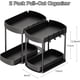 thumbnail image 2 of Organizadores Extraíbles Multiusos 2 Piezas para Debajo del Fregadero y Gabinetes - Estantes de Almacenaje Resistentes de 12.8 Pulgadas para Cocina y Baño (Negro), 2 of 5