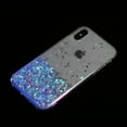 thumbnail image 6 of Designed for iPhone XS / iPhone X Bling Glitter Case Glow in The Dark Funny Shiny Sparkle Noctilucent Fluorescent for Women Girls Protective Case for iPhone XS / iPhone X, Purple, 6 of 6