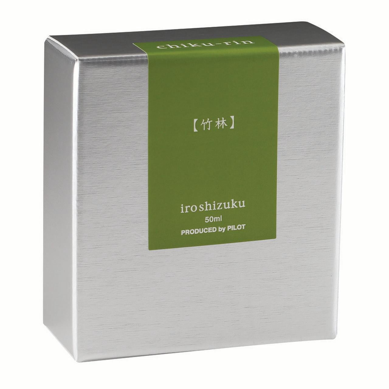 Pilot Iroshizuku Bottled Fountain Pen Ink, Chiku-rin, Bamboo Forest, Light Green (69222)