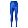 thumbnail image 1 of Choomomo Leggings Serrés de Performance de Danse Moderne de Rue Hip Hop Rave Extensible Brillant pour Femmes Bleu Royal TG, 1 of 8