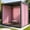 Pink-Free Size/PK, variant on Solid Color Waterproof Outdoor Curtain Single Panel EVA Privacy Wind Rain Protection with Plastic Rings for Patio Pergola 78x70in