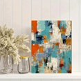 thumbnail image 2 of Teal Blue Orchid Canvas Wall Art, Elegant Flower Print for Living Room, Bedroom, Dining Room, Office and Hotel Decor, 2 of 8