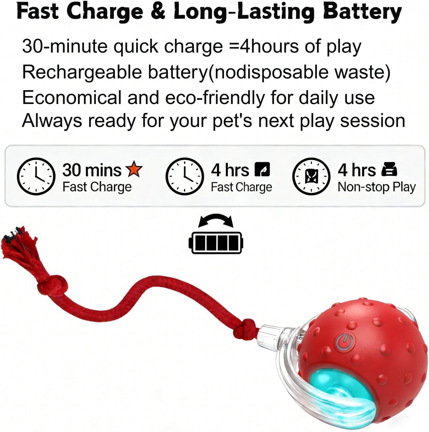 2PCS Interactive Cat Toys Ball, Tiny Fetch Interactive Dog Cat Toy Ball - 360° Automatic Scrolling with Birdsong, Smart Obstacle Avoidance, Rechargeable Boredom Buster for Pets (Blue+Red)