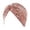 Rose Gold, variant on Bohemian Braid Ethnic Silver Turban Cap Cover Headwear Hair Hat Wrap Headdress Bandana Headband, Rose Gold