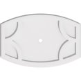 thumbnail image 1 of Ekena Millwork CMP22X14KY-01000 1 in. ID x 11.75 in. Rectangle Kailey Architectural Grade PVC Contemporary Ceiling Medallion, 1 of 1