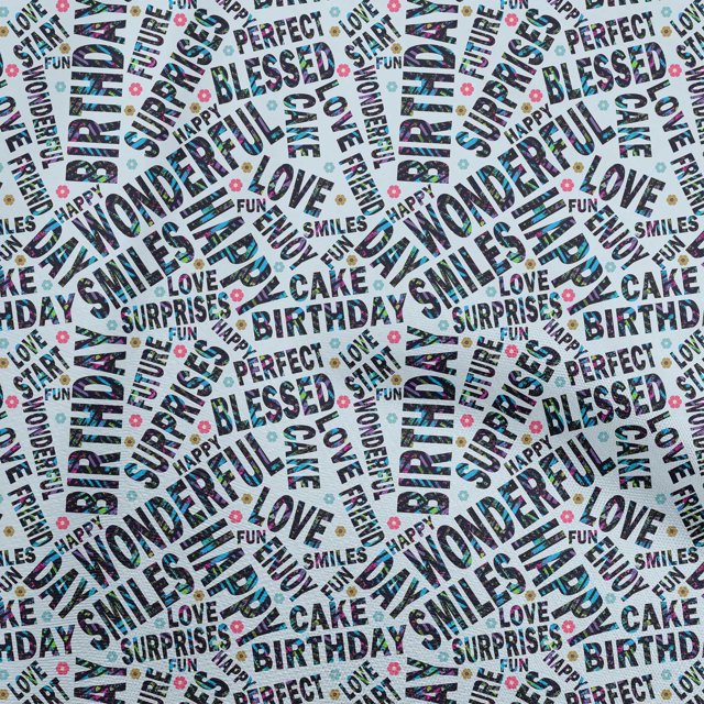 oneOone Viscose Jersey Light Blue Fabric Text Sewing Craft Projects Fabric Prints By Yard 60 Inch Wide