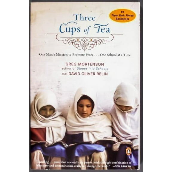 Pre-Owned Three Cups of Tea, One Man's Extraordinary Journey to Promote Peace, One School at a Time, Paperback
