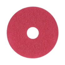 Boardwalk Buffing Floor Pads, 13" Diameter, Red, 5/Carton, Each