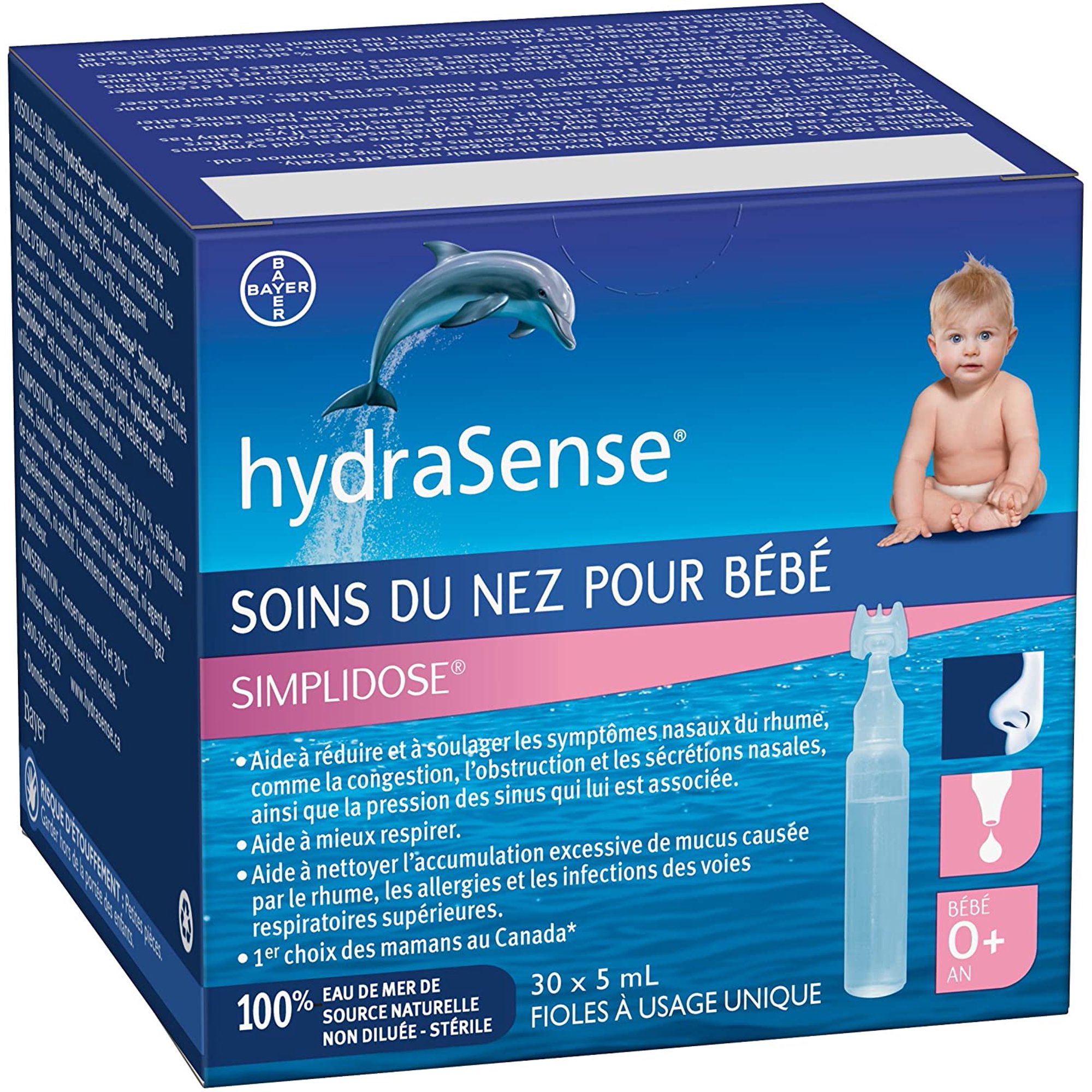 Hydrasense Easydose Singlehtcm Use Vials For Babies Baby Nasal Care 30 Count Walmart Canada