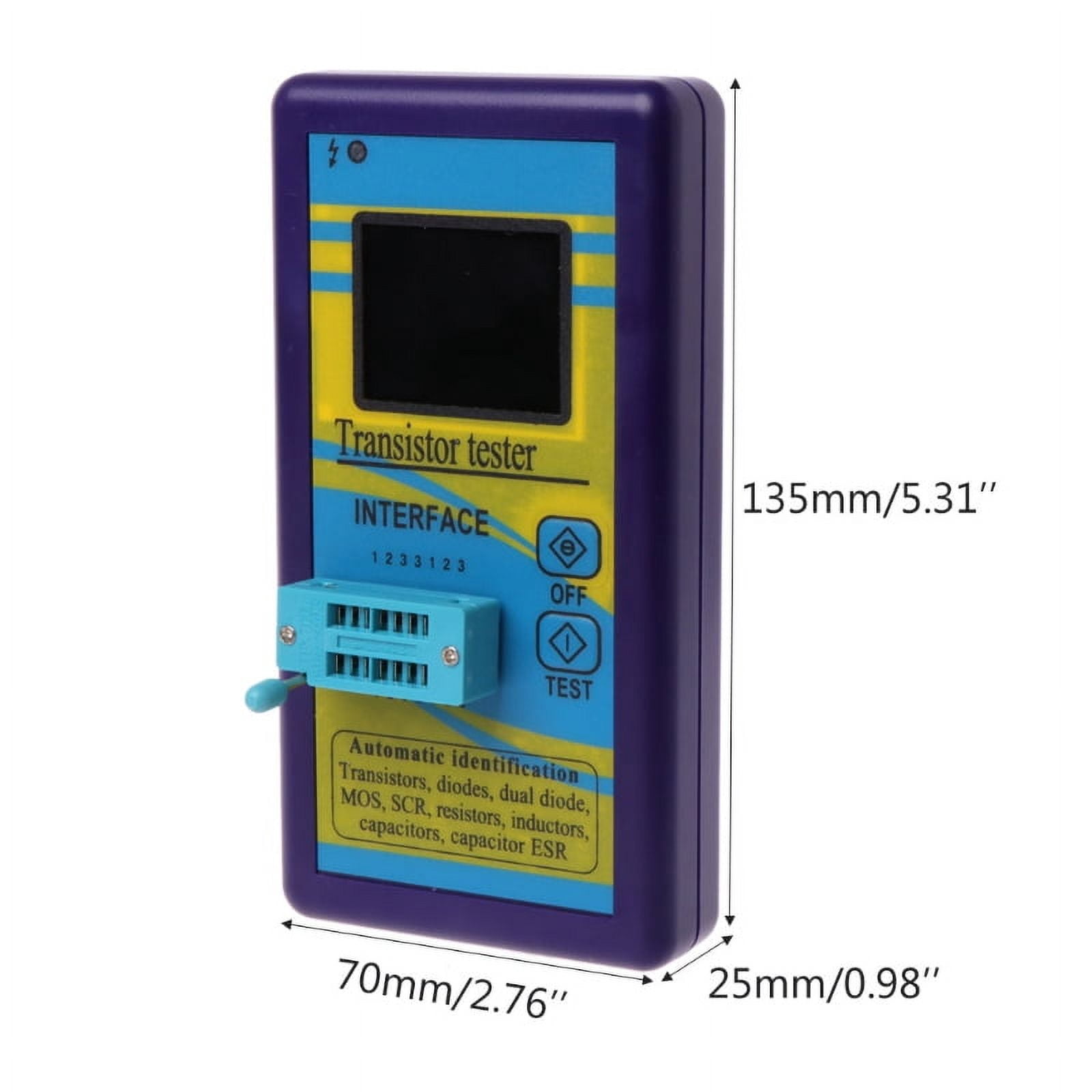 M328 Multi-Purpose Transistor Tester Diode Resistor ESR Capacitance LCR Meter Digital Multimeter ,Versatile Measurement