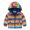 Multicolor, variant on ATOGUTA Boys Girls' Lightweight Puffer Jacket Cute Print Zip Up Hooded Jacket Boys Girls Long Sleeve Windproof Coat Multicolor, Size 18M-5T
