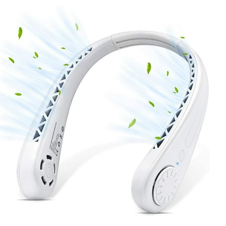

Zacro Portable Neck Fan Wearable Personal Fan Hands Free Bladeless Fan 360° Cooling Hanging Fan with 3 Speeds