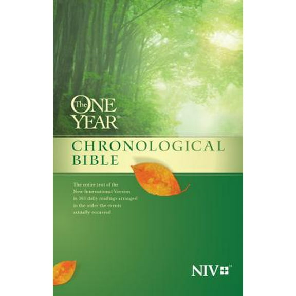 Pre-Owned One Year Chronological Bible-NIV (Paperback 9781414359939) by Tyndale